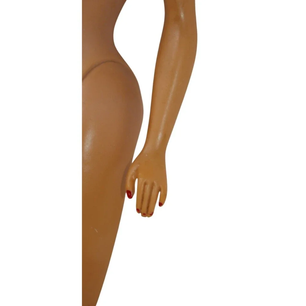 Mattel 1962 Ash Blonde Ponytail Barbie #6 with Red Bathing Suit